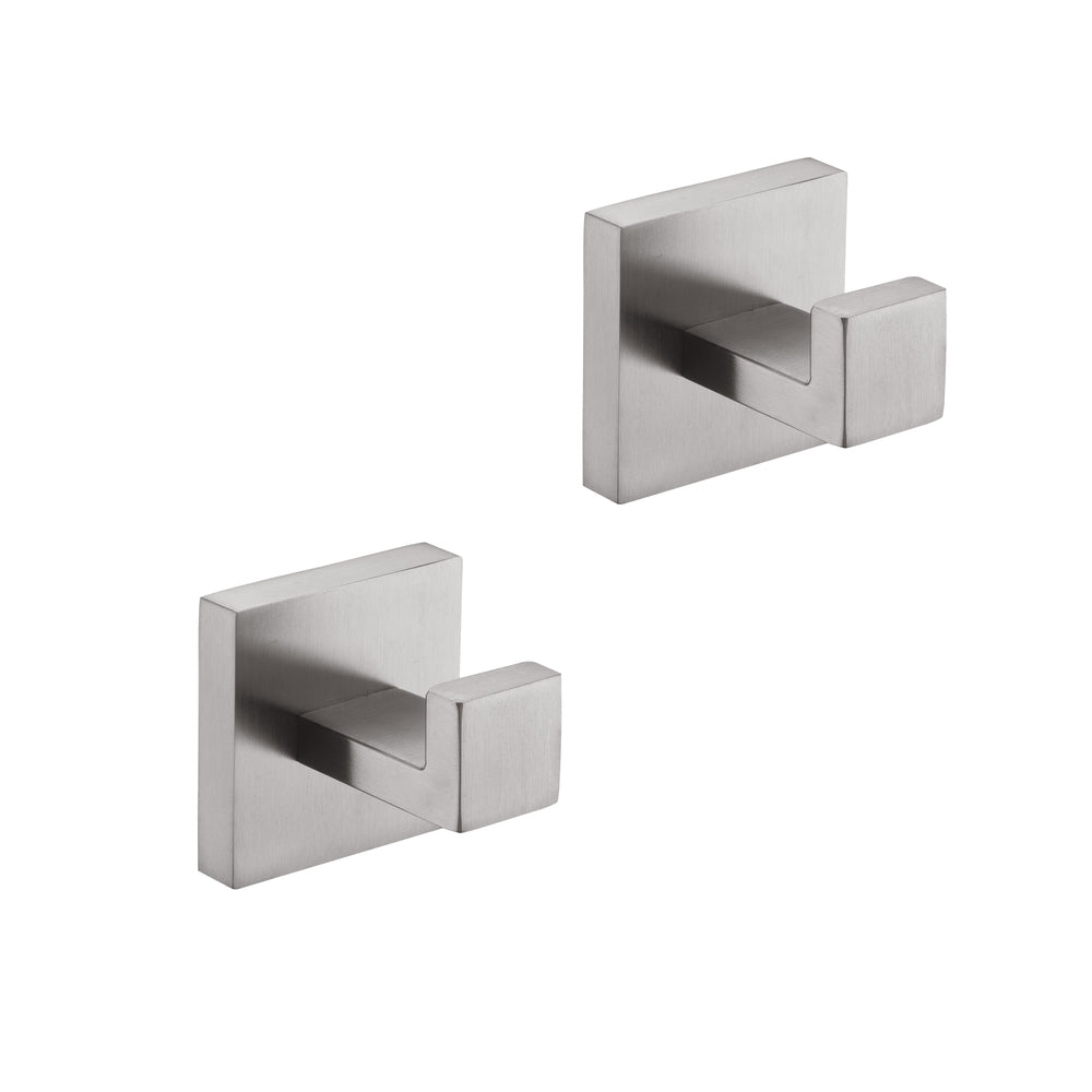 Wall-Mounted Stainless Steel Towel & Coat Hooks for Bathroom Bedroom & Kitchen
