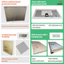 Frameless Rectangular LED Bathroom Mirror with Anti-Fog, Shatter-Proof
