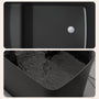 47" Compact Solid Surface Freestanding Bathtub with Mini-Seat Design