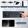 16-Inch Four-Function Luxury Thermostatic Shower System with LED Lights