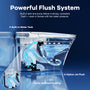 Mordern One-piece Elongated Smart Bidet Toilet with Digital Display, Auto Lid, Heated Seat & Dual Flush