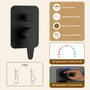 20*14 inch 3-Function Body Jet Shower System with LED Lights & Slide Bar