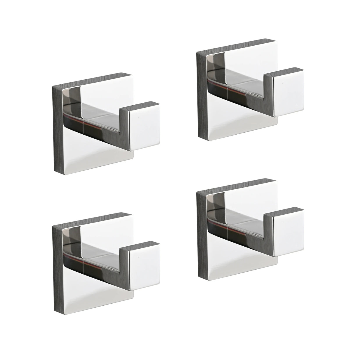 Wall-Mounted Stainless Steel Towel & Coat Hooks for Bathroom Bedroom & Kitchen