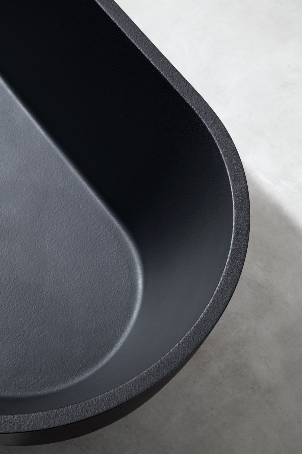 70" Freestanding Soaking Bathtub, Lightweight Fiberglass Composite with Matte Gel Coat Finish, Center Drain