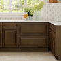 Dark Caramel RTA 36"W x 24"D x 34.5"H Base Cabinet with 2 Drawers