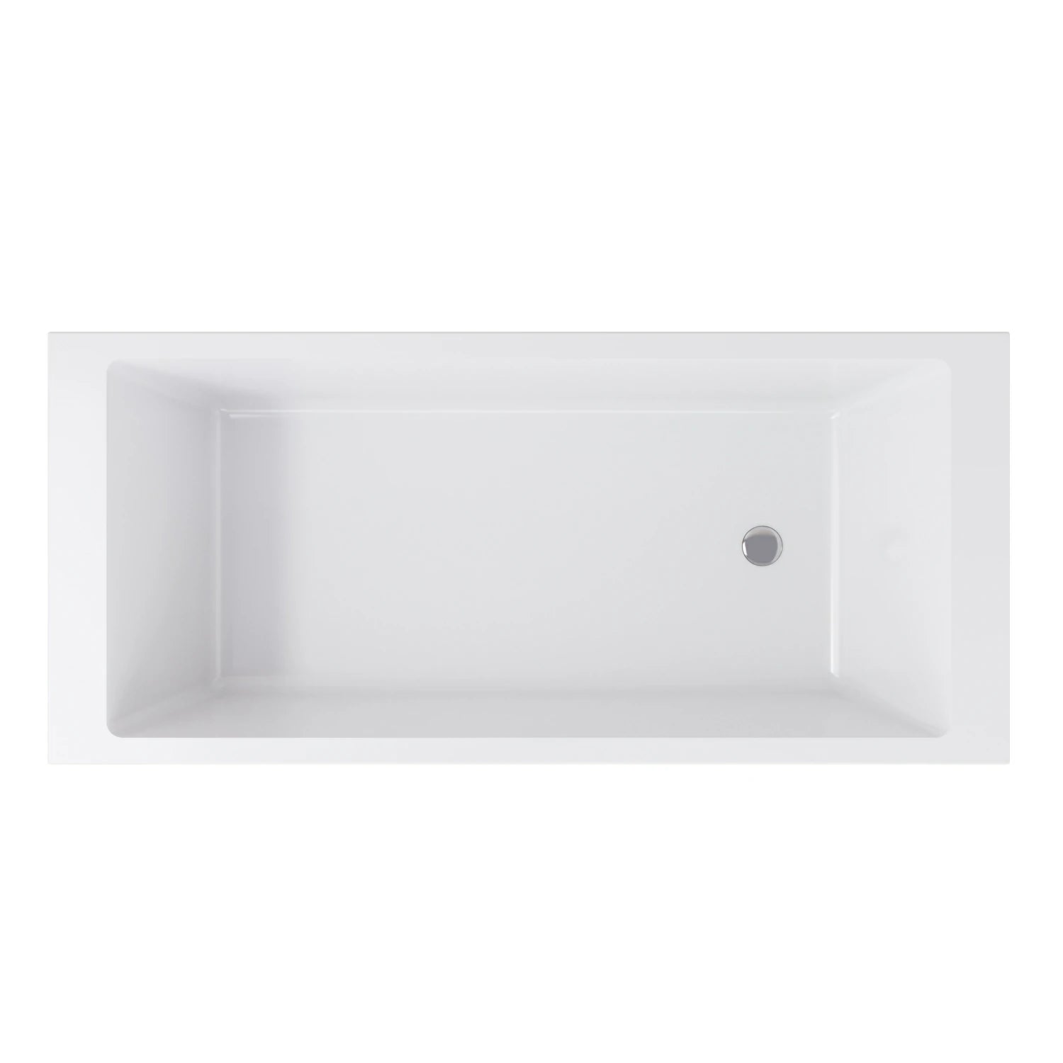 71" Solid Surface Alcove Deep Soaking Bathtub with Matte White