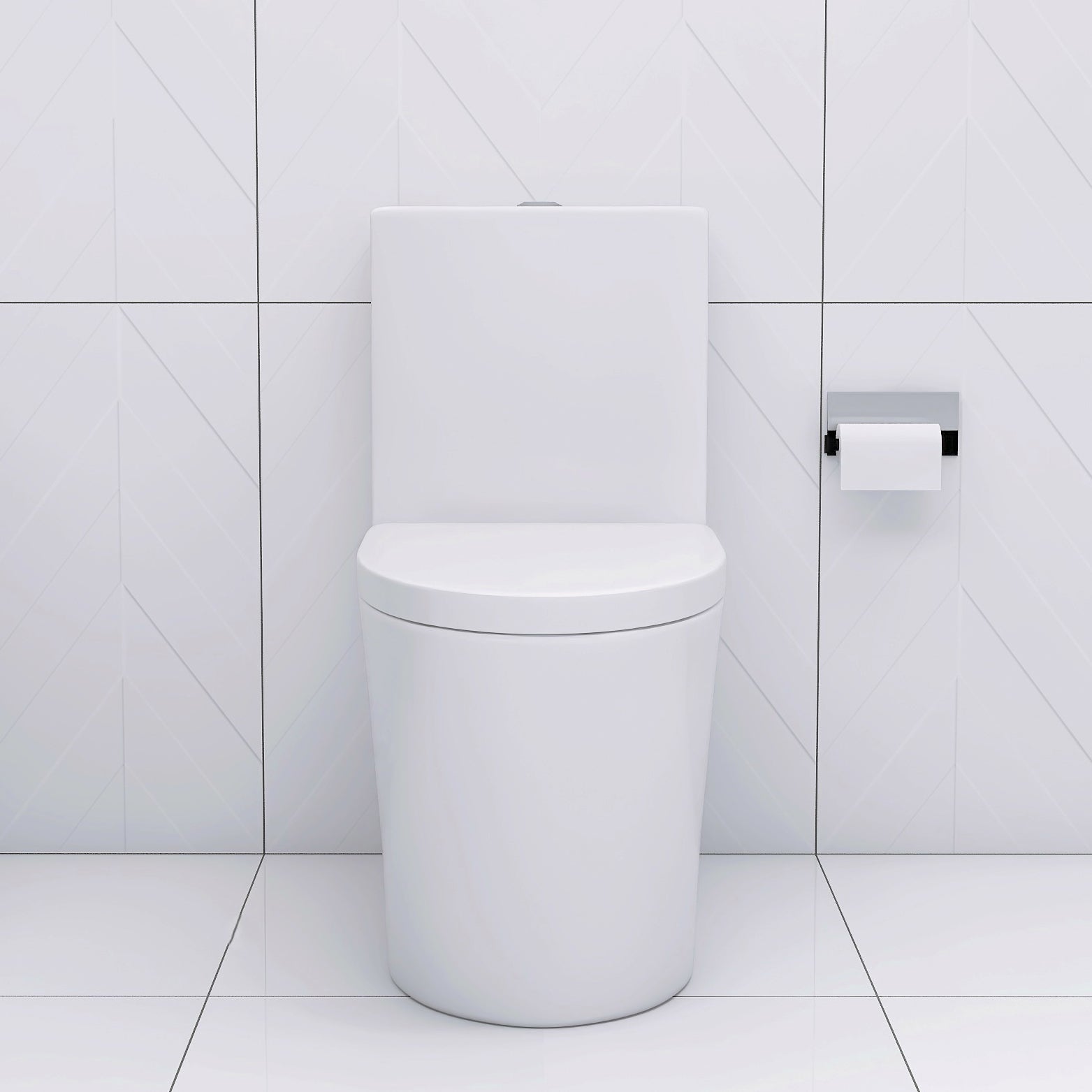 Elongated One Piece Toilet Dual Flush 1.1/1.6 GPF Water-Saving Design