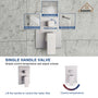 CASAINC Shower System with Rain Shower and Handheld and Tub Faucet Shower Set 