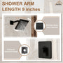 Single Handle 2-Function Tub and Shower Faucet 1.8 GPM in Spot Defense Matte Black