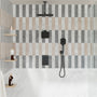 12" Ceiling Mount Rainfall Shower Head Thermostatic Shower System