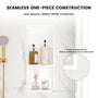 12.2" x 28.7"/39.3" Glossy White SMC Shower Niche with 1 or 2 Shelves