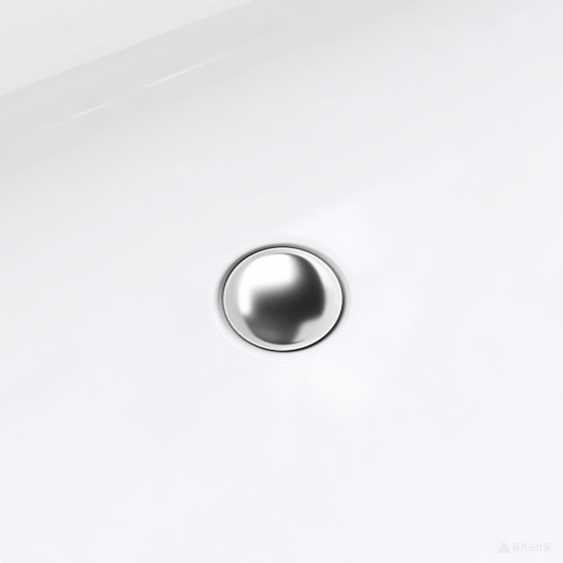 59 in./67 in. Glossy White Acrylic Freestanding Soaking Bathtub with Faucet Deck, Overflow and Adjustable Feet