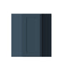 Cyber Grey RTA 24"W x 12"D x 18"/30"/36"/42"H Diagonal Corner Wall Cabinet with Shelves