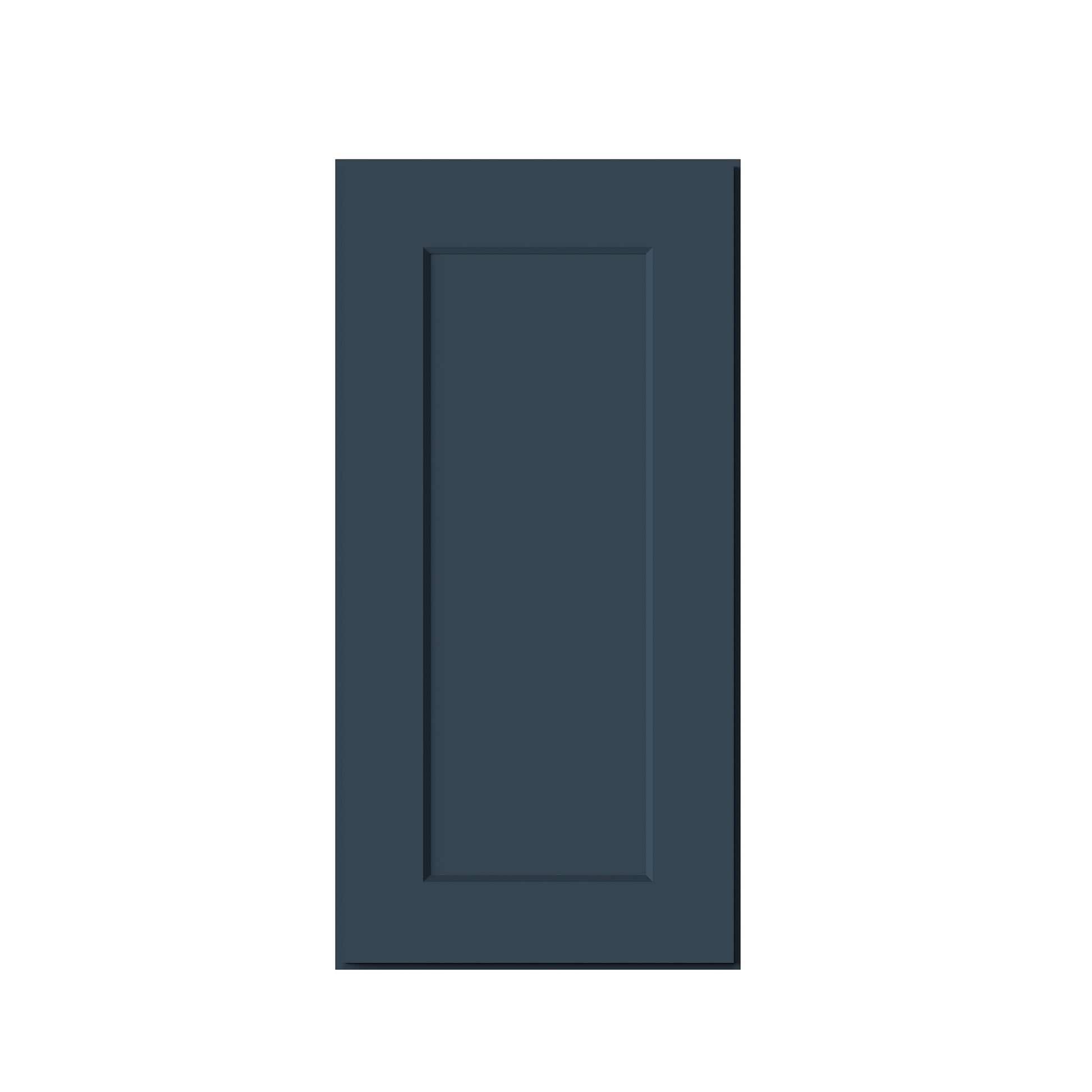 Cyber Grey RTA 9"-21"W x 12"D x 30"-42"H 15-Size Standard Wall Cabinet with Door and Shelves