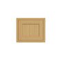Inset Hazelnut Oak RTA 12-21"W x 18"H x 13.5"D 4-Size Single Door Wall Cabinet