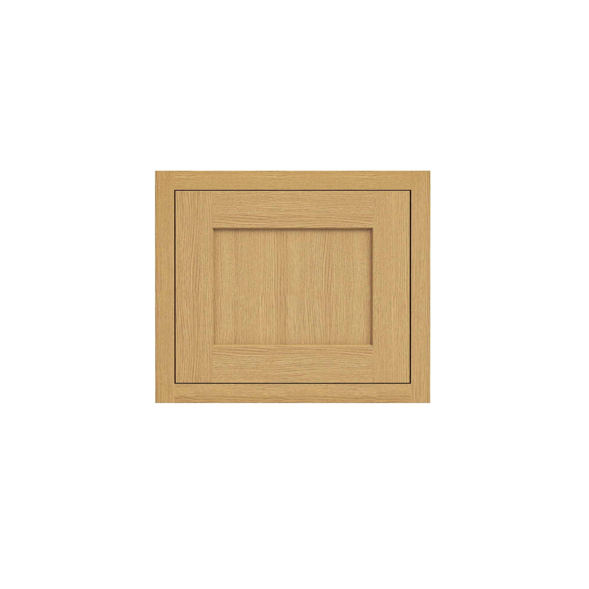 Inset Hazelnut Oak RTA 12-21"W x 18"H x 13.5"D 4-Size Single Door Wall Cabinet