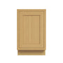 Inset Hazelnut Oak RTA 12-21"W x 34.5"H x 25"D 4-Size Full Height Single Door Base Cabinet