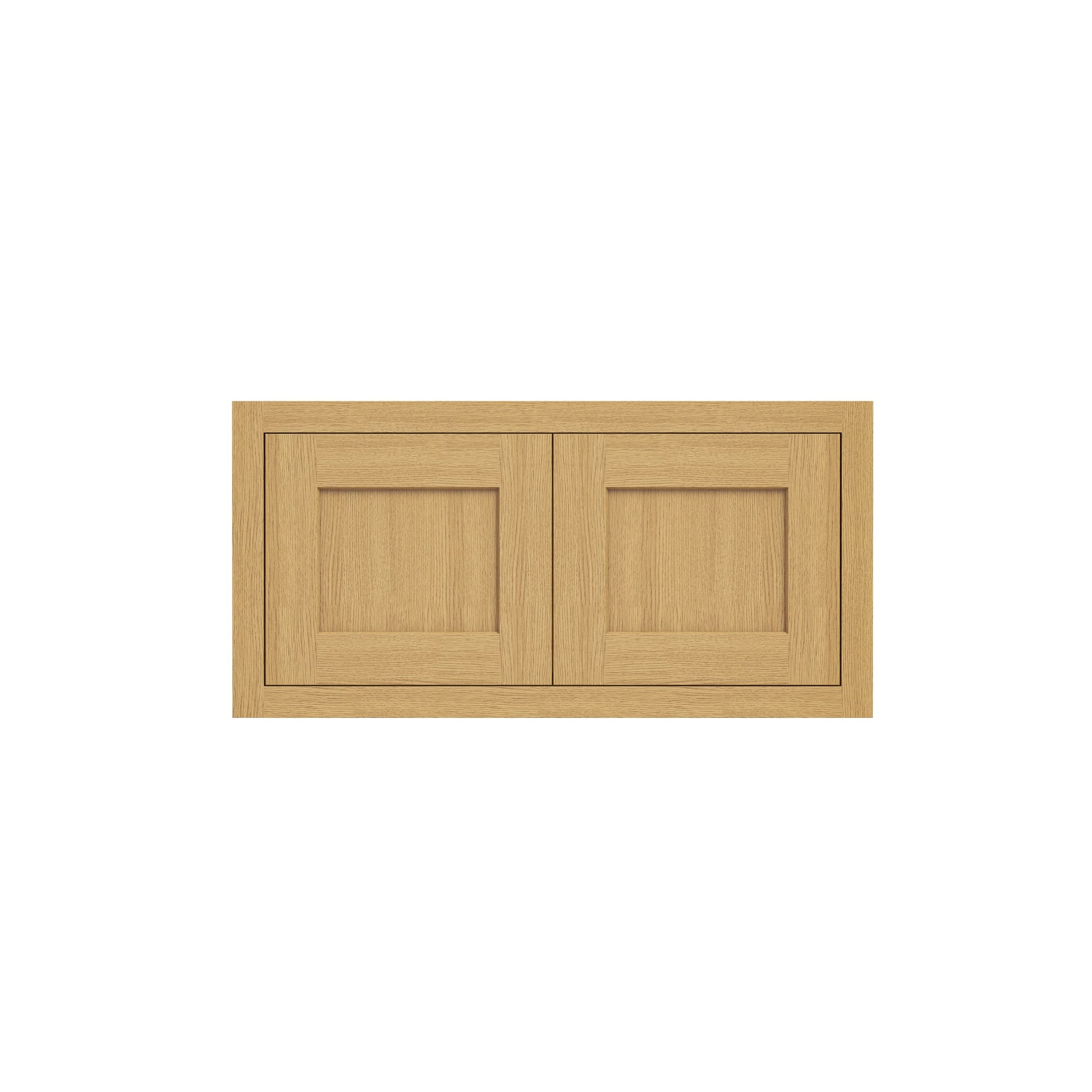 Inset Hazelnut Oak RTA 24-36"W x 12-24"H x 13.5"D 10-Size Double Doors Wall Cabinet