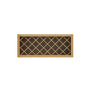 Inset Hazelnut Oak RTA 24-36"W x 15-30"H x 13.5"D 5-Size Diamond Lattice Wine Grid Wall Rack Cabinet