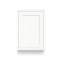 Inset Origami White RTA 12-21"W x 34.5"H x 25"D 4-Size Full Height Single Door Base Cabinet