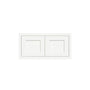 Inset Origami White RTA 24-36"W x 12-24"H x 13.5"D 10-Size Double Doors Wall Cabinet