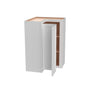 Inset Origami White RTA 25.5"W x 18-42"H x 13.5"D 3-Size Easy Reach Wall Cabinet with 2-3 shelves