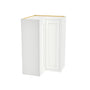 Inset Origami White RTA 25.5"W x 18-42"H x 13.5"D 3-Size Easy Reach Wall Cabinet with 2-3 shelves