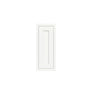 Inset Origami White RTA 9-21"W x 30-42"H x 13.5"D 15-Size Single Door Wall Cabinet