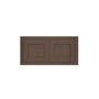 Inset Truffle Brown RTA 24-36"W x 12-24"H x 13.5"D 10-Size Double Doors Wall Cabinet
