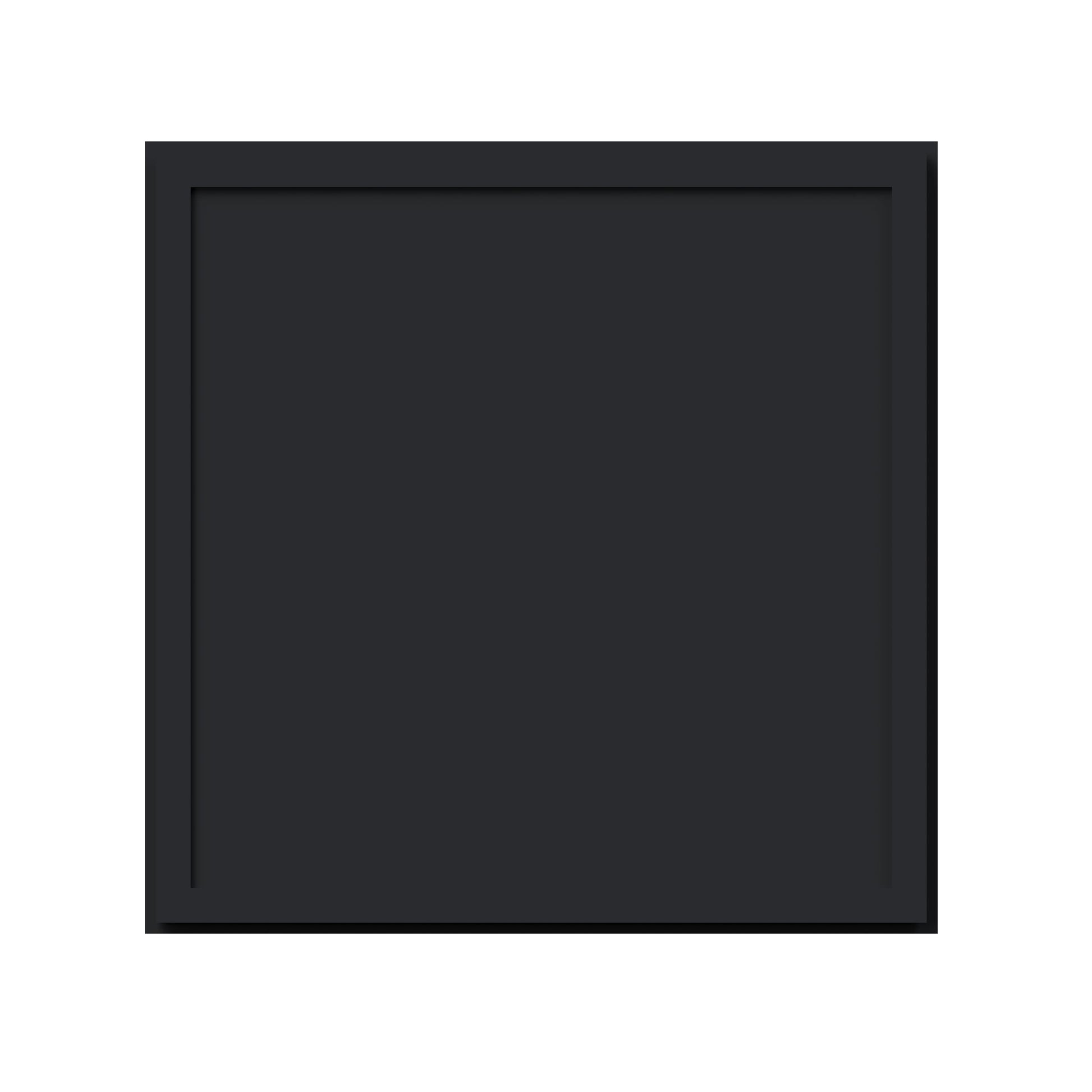 Slim Ebony Black Shaker RTA 12"/15"/18"/21"W x 18"H x 12"D Single Door Short Wall Cabinet