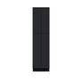 Slim Ebony Black Shaker RTA 24"/30"W x 84"/90"/96"H x 27"D 6-Size Tall Pantry Cabinet with 4 Doors and Shelves