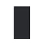 Slim Ebony Black Shaker RTA 9"-21"W x 30"/36"/42"H x 12"D 15-Size Single Door Standard Wall Cabinet
