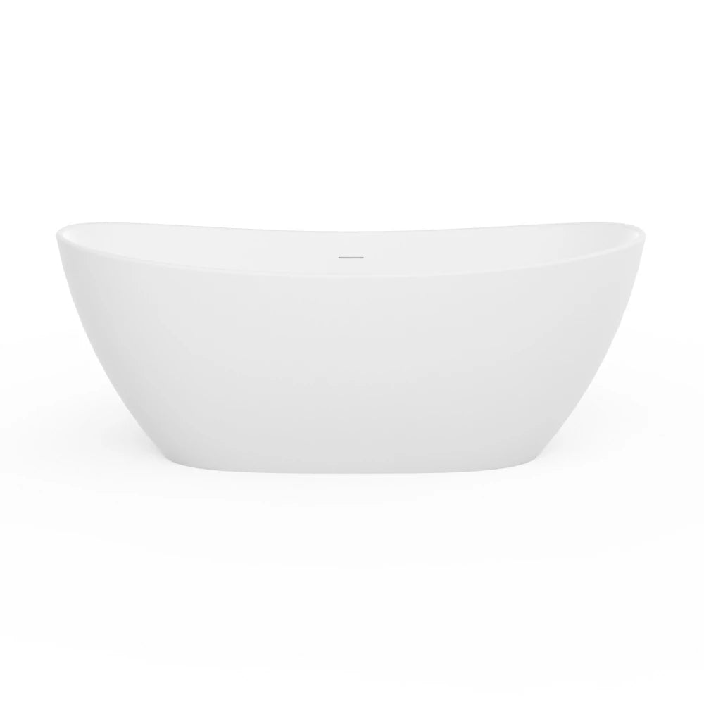 65" Artificial Stone Solid Surface Freestanding Bathtub for Bathroom