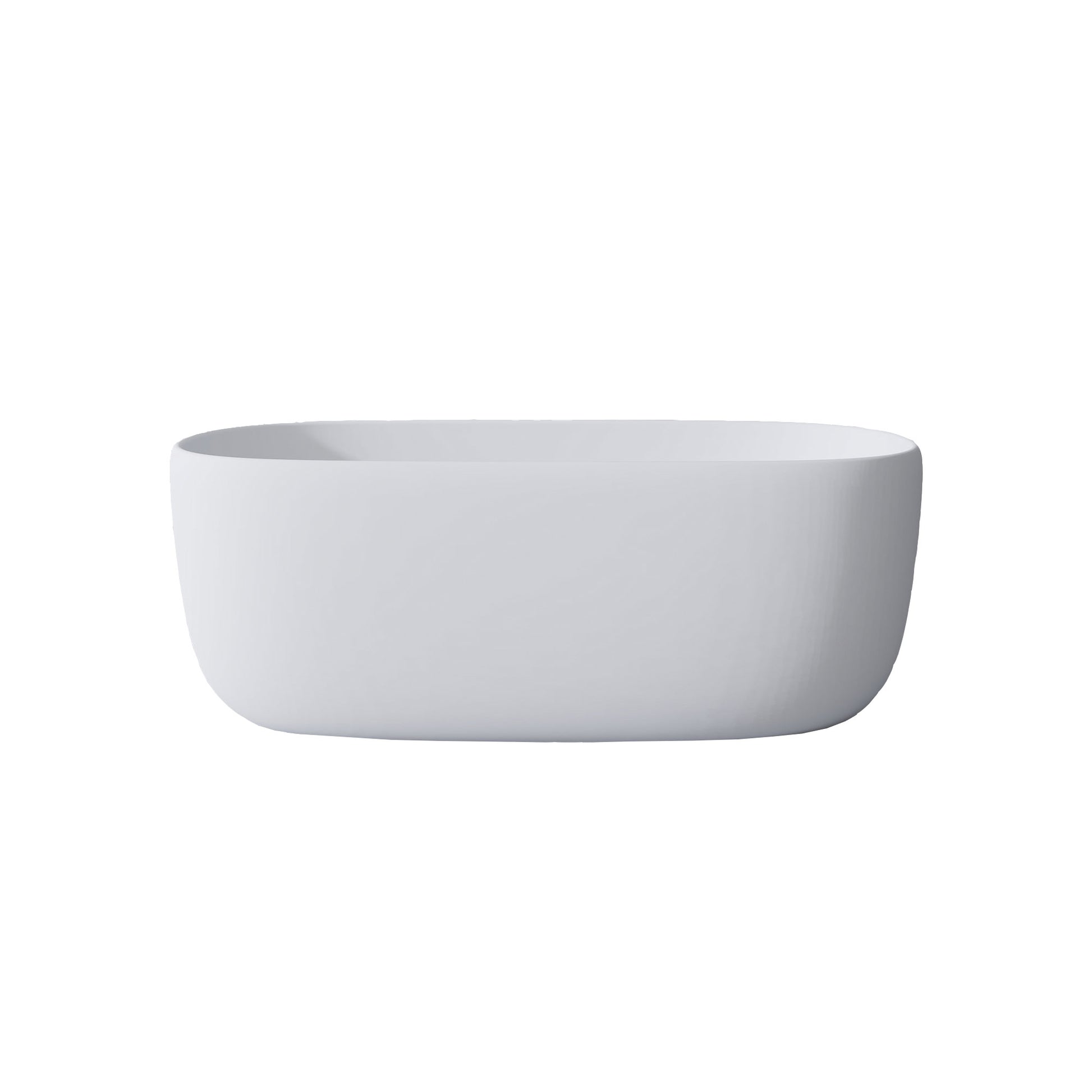 47"/51" Freestanding Stone Resin Soaking Bathtub with Heat Retention