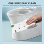 Dual-Flush Elongated Comfort One Piece Toilet with 1.1/1.6 GPF Water-Saving