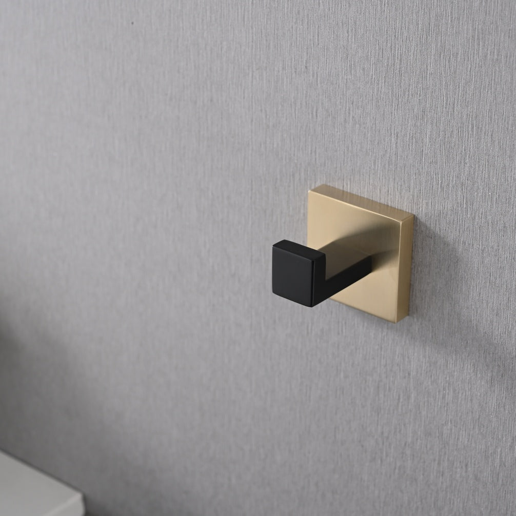 Wall-Mounted Stainless Steel Towel & Coat Hooks for Bathroom Bedroom & Kitchen