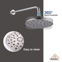 8.3inch Wall-mounted rain shower faucet with pressure balanced valve-CASAINC