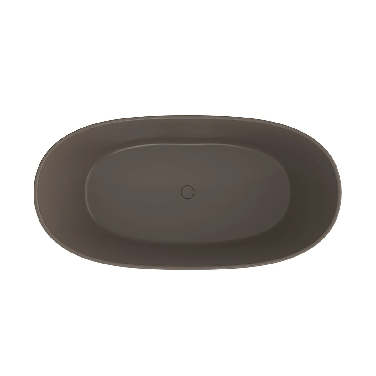 65" Artificial Stone Solid Surface Freestanding Bathtub for Bathroom