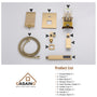 Wall Mounted Bathtub Faucet Set With Handheld Shower Head