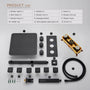 12" Thermostatic Complete Shower System with Rough-in Valve & 6 Body Jets