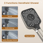22.8" x 15" Luxury Thermostatic Ceiling-Mount Shower System with 64-Color LED Lights