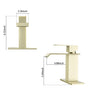 Waterfall Spout Bathroom Faucet,Single Handle Bathroom Vanity Sink Faucet
