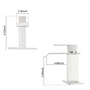 Waterfall Spout Bathroom Faucet,Single Handle Bathroom Vanity Sink Faucet