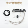 2-Handle Waterfall Roman Tub Faucet with Handheld Shower