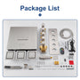 16" Ceiling-Mount 4-Way Shower System with LED Display and Music Player