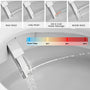 LED Display Screen Smart Toilet with Heated Seat & UV Sterilization