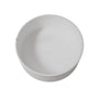 49" Scandinavian Round Solid Surface Freestanding Bathtub, Matte White