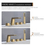 CASAINC Hot Sale 5 hole Bathtub Faucet With Handheld Shower Head