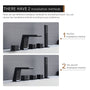 CASAINC Hot Sale 5 hole Bathtub Faucet With Handheld Shower Head