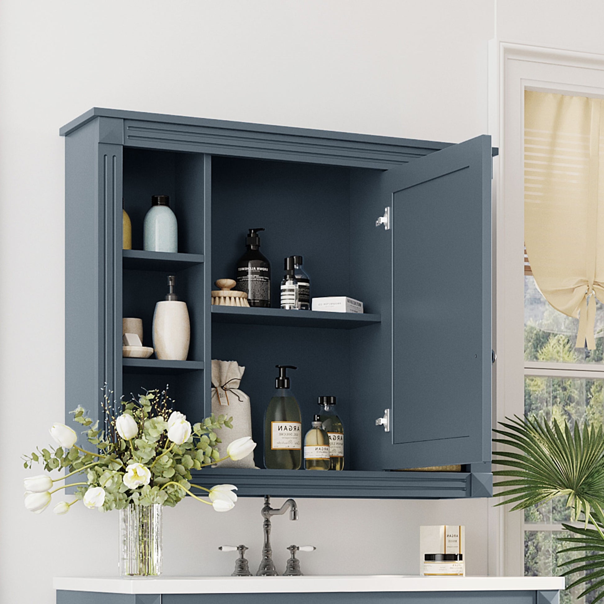 36'' Single Sink Freestanding Bathroom Vanity with 2 Soft Closing Doors and 2 Drawers
